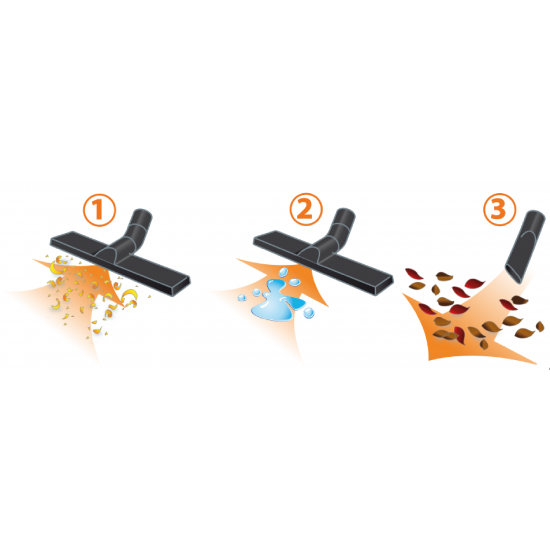 Пылесос строительный Dexter VOD1530SWC, 1500 Вт, 30 л