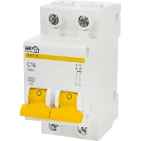 Автоматический выключатель IEK Home ВА47-29 2P N C16 А 4.5 кА
