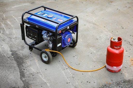 Генератор гибридный газ/бензин Спец HG-6500, 5.5 кВт