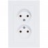 Двухместная розетка Systeme Electric ATLAS DESIGN