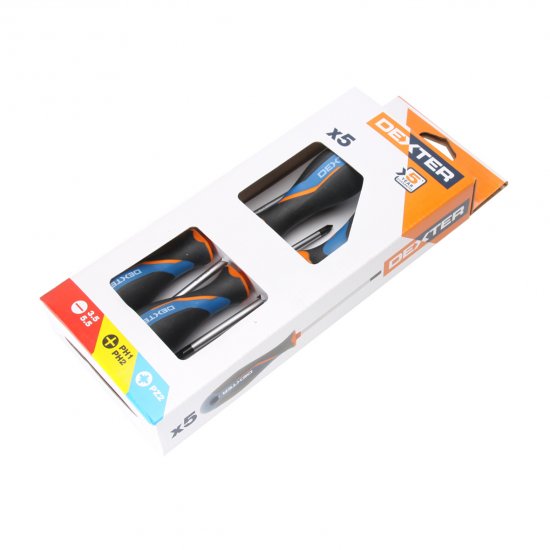 Набор отверток Dexter DEX_39 SL/PH/PZ, 5 шт.