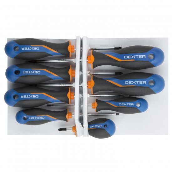 Набор отверток Dexter DEX_41 SL/PH/PZ, 8 шт.