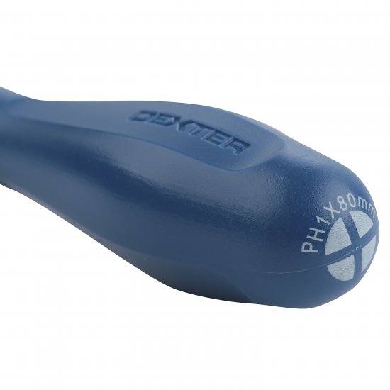Отвёртка крестовая Dexter Basic РН 1x80 мм