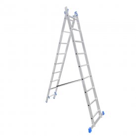 Двухсекционная алюминиевая лестница LadderBel LS209