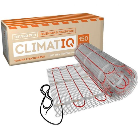 Самоклеящийся греющий мат для установки в слой плиточного клея IQWATT CLIMATIQ MAT