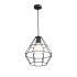 Подвесной светильник Vitaluce Orso black 1 лампа 3м² Е27 цвет черный матовый