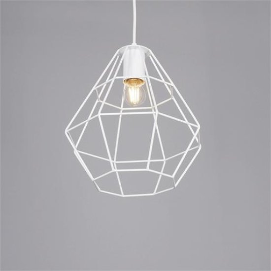 Подвесной светильник Vitaluce Orso white 1 лампа 3м² Е27 цвет белый глянцевый