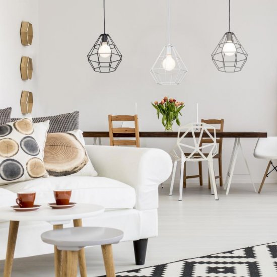 Подвесной светильник Vitaluce Orso white 1 лампа 3м² Е27 цвет белый глянцевый