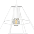Подвесной светильник Vitaluce Orso white 1 лампа 3м² Е27 цвет белый глянцевый