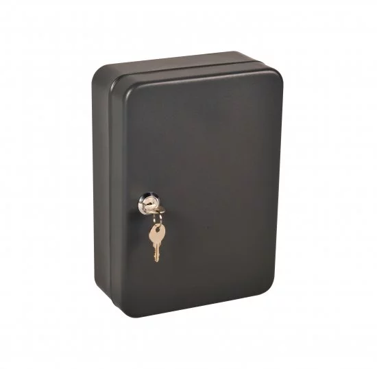 Шкаф для ключей сталь 18×25 см 44 ключа цвет черный