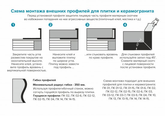 Уголок наружный Alprofi 0.9x270 см цвет серебро