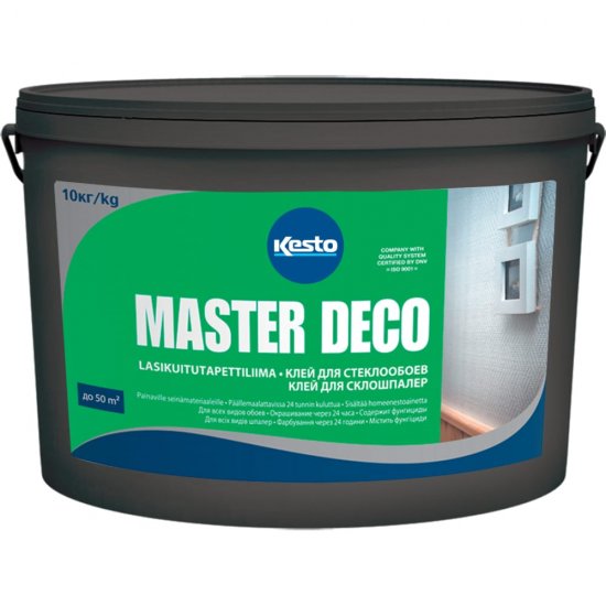 Готовый клей для стеклообоев Kesto MASTER DECO