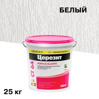 Штукатурка фасадная Церезит CT 64 короед акриловая 2 мм 25 кг