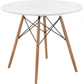 Деревянный стол Woodville Table 80 white / wood