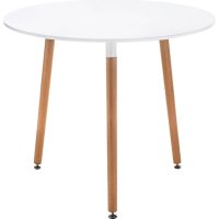 Деревянный стол Woodville Lorini 90 white / wood