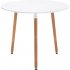 Деревянный стол Woodville Lorini 90 white / wood