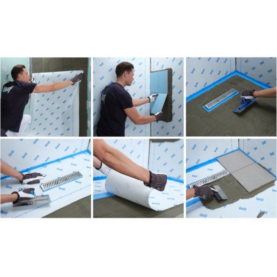 Полотно гидроизоляционное Knauf Мембрана 1х10 м