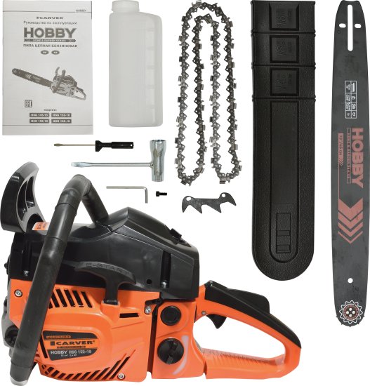 Бензопила Carver Hobby HSG 152-18, 2.6 л.с шина 45 см