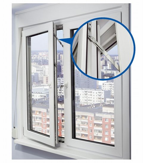 Ограничитель открывания створки