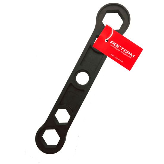 Ключ для переходников и заглушек Ростерм 4 размера