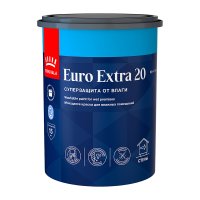 Краска моющаяся Tikkurila/Tikkivala Euro Extra 20 база А белая 0,9 л