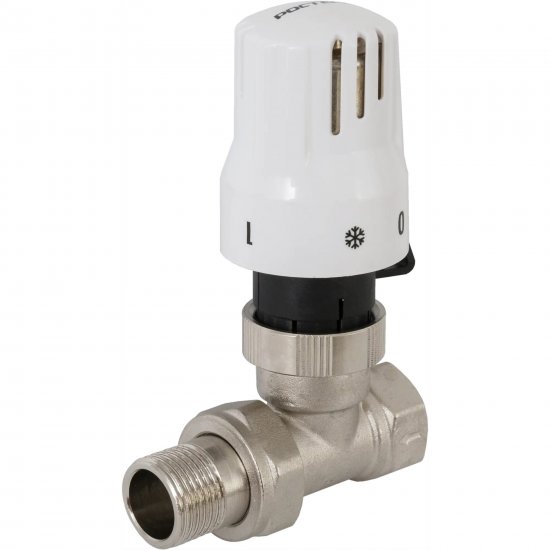 Термостатический комплект для радиатора прямой Ростерм 1/2