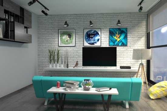 Камень искусственный Monte Alba Лофт Брик белый 1.04м²