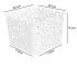 Корзинка универсальная 20.5x20.5x14.5 см xL пластик цвет белый