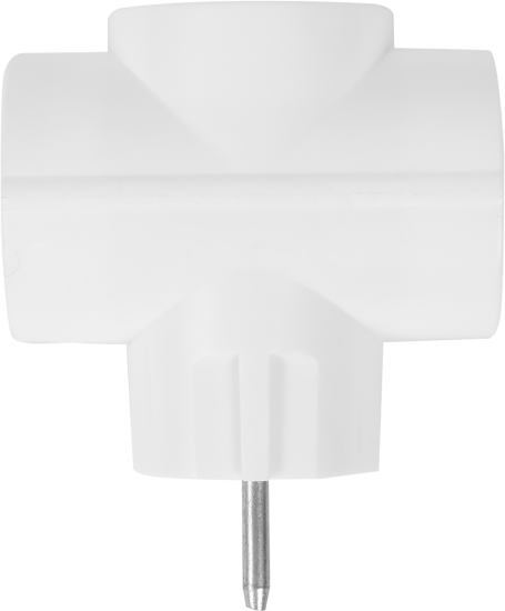 Разветвитель Старт ТС-3 3 розетки без заземления 6 А цвет белый