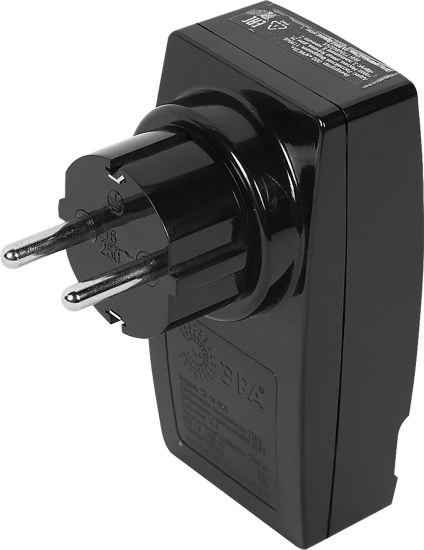 Разветвитель Эра SP-1e 1 розетка с заземлением 16 А 2 USB 2.1 А цвет черный