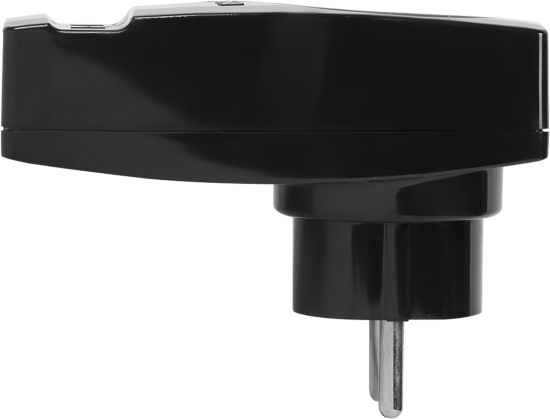 Разветвитель Эра SP-1e 1 розетка с заземлением 16 А 2 USB 2.1 А цвет черный