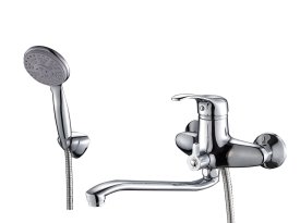 Смеситель для ванны Ales универсальный однорычажный