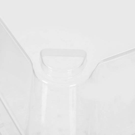 Ящик Кристалл 38.9x14.5x27.5 см 10 л пластик с крышкой цвет прозрачный