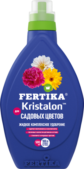 Удобрение Фертика Кристалон для садовых цветов 0.5 л