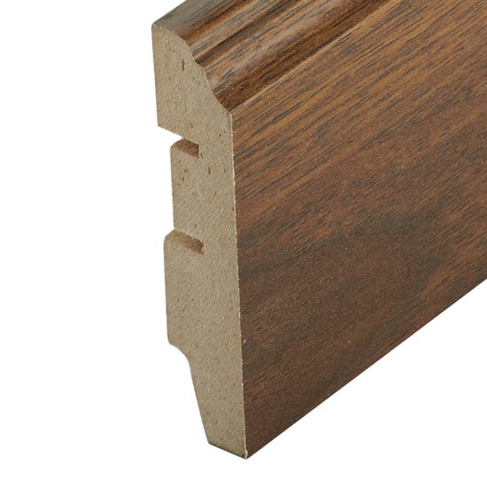 Плинтус МДФ Cosca Décor WP07 дуб барон темный 80х16х2400 мм