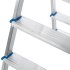Стремянка алюминиевая двухсторонняя Ladderbel STR2-AL-5 5 ступеней, максимальная нагрузка 150 кг