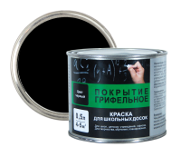 Краска для школьных досок ВДАК-1170 матовая цвет черный 0.5 л