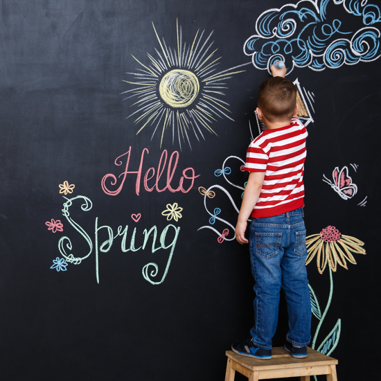 Краска для школьных досок ВДАК-1170 матовая цвет черный 0.5 л