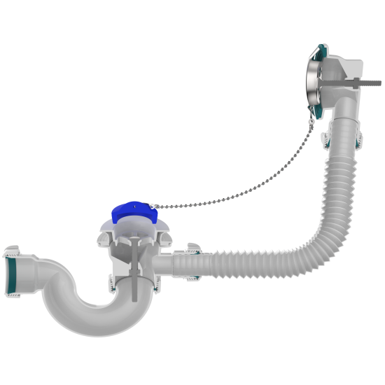 Сифон для ванны Акватер V110PV с выпуском