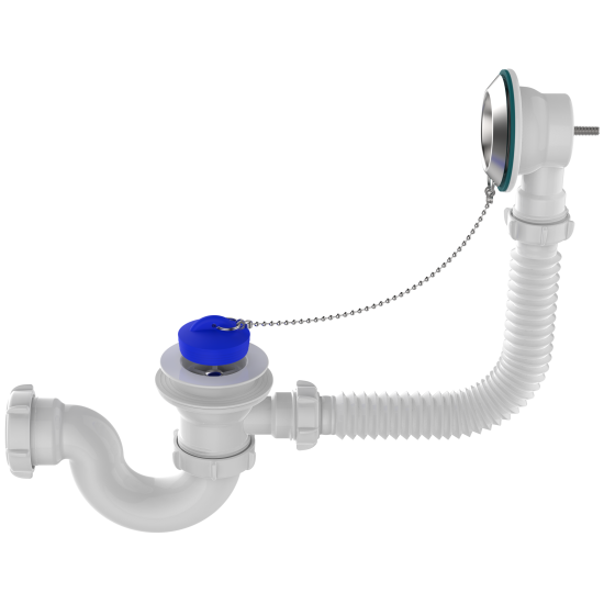 Сифон для ванны Акватер V110PV с выпуском