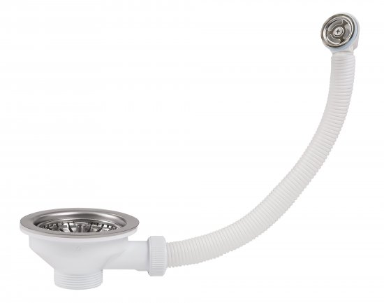 Выпуск Equation для мойки ø90 мм с переливом