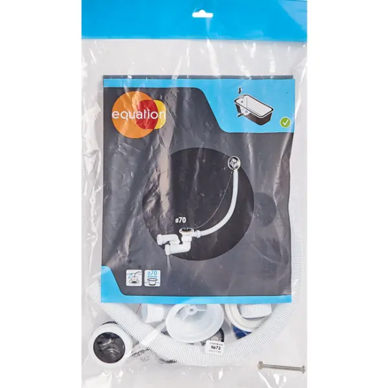 Сифон для ванны Equation с выпуском с ревизией