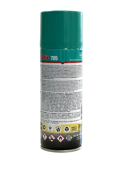 Суперклей - набор для экспресс склеивания Akfix 705 65 гр + 200 мл