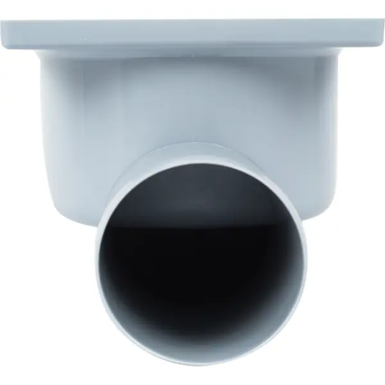 Трап для душа 100x100 мм гидрозатвор пластиковая решетка