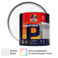 Эмаль для радиаторов Dufa глянцевая цвет белый 1.8 л база 1