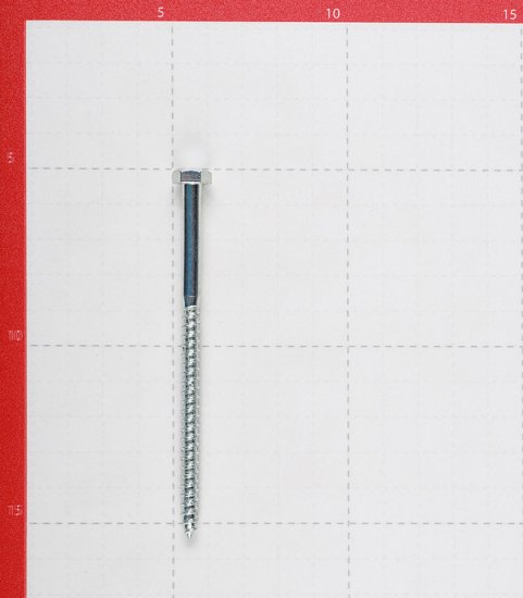 Болт сантехнический 6х100 мм DIN 571 оцинкованный (2 шт.)