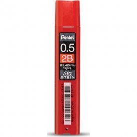 Грифели для карандашей автоматических Pentel Ain Stein C275S-2B
