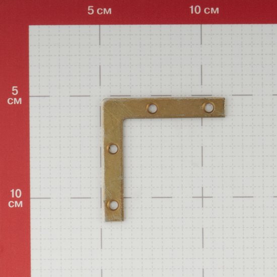 Уголок оконный оцинкованный 60х60х10х2 мм с желтой пассивацией