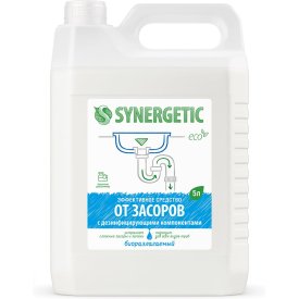 Средство для чистки и профилактики засоров в канализационных трубах SYNERGETIC 4623720498023 108500