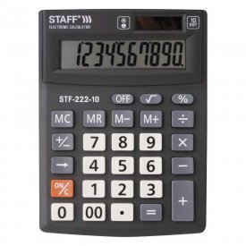 Настольный компактный калькулятор Staff PLUS STF-222